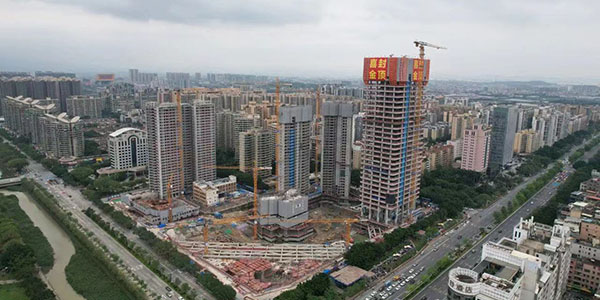 中国电建大湾区科创中心项目主体结构封顶  助力绿美广东生态建设